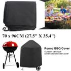 LECHEO HOUSSE BARBECUE - HOUSSE PLANCHA - BACHE BARBECUE - BACHE PLANCHA TEMPSA 70x96cm Housse de Barbecue Ronde imperméable à l'eau pour