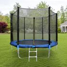 ORYXEARTH 10FT Trampoline extérieur Renforcée 305cm pour enfant adulte avec Echelle Filet de sécurité Couverture de protection
