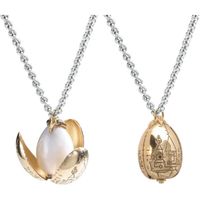 The Noble Collection Harry Potter Golden Egg Pendant - Includes 18 Chain & Wood Display Box - Officially Licensed Harry Potte