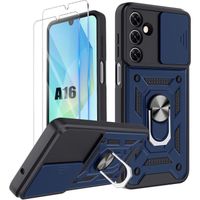 Coque - Samsung - Galaxy A16 4G-5G - Bleu Marine - Antichoc - Verres Trempés
