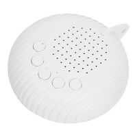 Fdit Dispositif sonore de sommeil Machine à Bruit Blanc Rechargeable Machine Portable de Son de Sommeil Minutage Bureau Maison