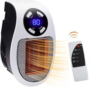 RADIATEUR D’APPOINT 500w Fan Heater Mini Electric Space Heater With Ad