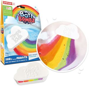 BAIN MOUSSANT - HUILE Cloud Baff Bombz Bain, Simple, 6352, Rainbow Bath Bomb, 110 g (Pack of 1).[Z203]