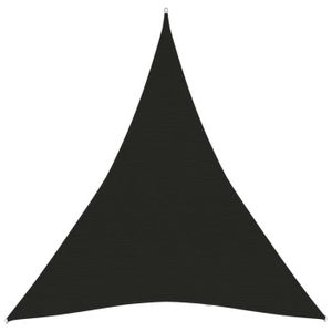 VOILE D'OMBRAGE Voile d'ombrage 160 g/m² Noir 4x5x5 m PEHD-AKO7802103928372