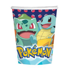 DINETTE - CUISINE Lot de 8 gobelets en carton Pokémon - AMSCAN - Ble