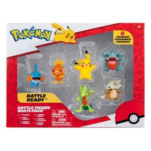 FIGURINE - PERSONNAGE Pack 6 Figurine Battle - Pokémon - Jazwares - Arck