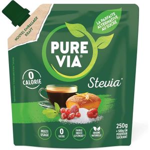 Sucre Via à base de Stevia - Acheter en ligne boite 60 sticks pas cher