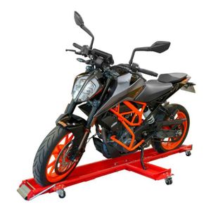 LÈVE-MOTO Chariot Déplacement Moto - Rail rangement moto -  
