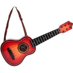 23 Mini Guitare Acoustique 6 Cordes Pour Enfants Débutants Pratique  Garçons Filles Rouge 