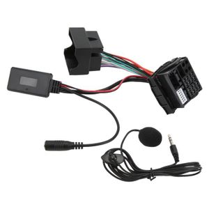 INSTALLATION AUTORADIO Fdit kit de câble AUX de musique Bluetooth 40 broc