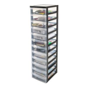 Tour De Rangement, Plastique Avec Roulettes Roulettes Tour Tiroir