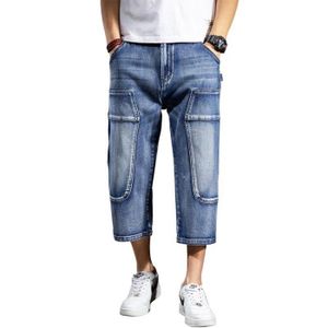 Pantacourt en jean 2025 homme