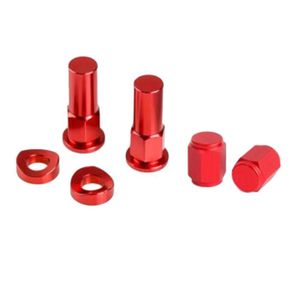 5 Pi/èces P Prettyia Couvercle De Capuchon Anti-poussi/ère pour Valve /à Air Schrader de V/élo en Aluminium