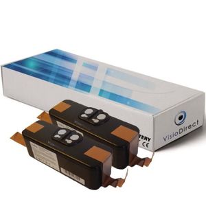Lot de 2 batteries pour iRobot Roomba 560 14.4V 4500mAh