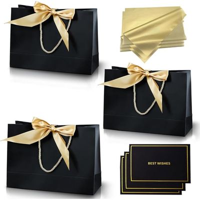 Lot De 12 Pochettes Cadeau En Papier Pelliculé Avec Ruban 8 X 13 Cm|PTC813