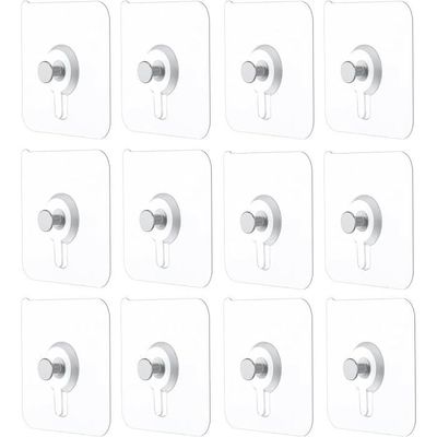 Haoh Lot De 20 Adhesif Accroche Tableau Sans Percer, Attache Cae