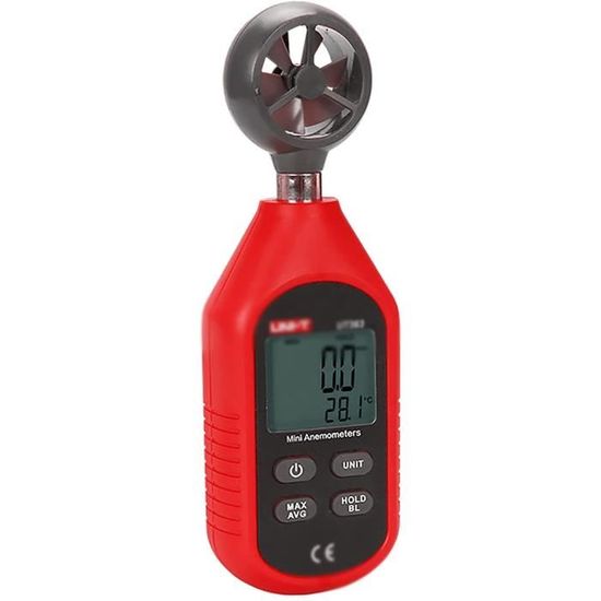 Anémomètre Bluetooth WapoRich RQ-100APP - Mesure Vitesse Vent, Température, Windchill - Pour Surf, Tir, Outdoor