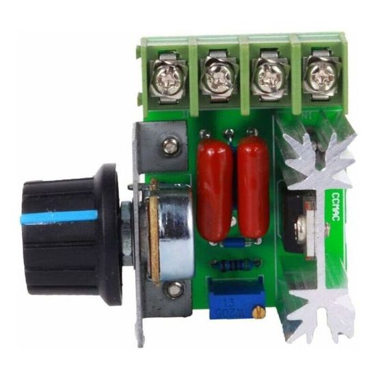 Variateur Vitesse Moteur AC 230V 4000W - Régulateur Pour Ventilateur, Meuleuse, Perceuse | 10A
