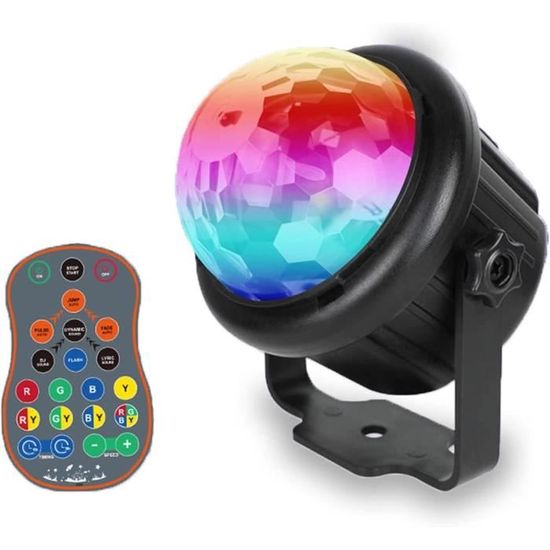 Lot De 4 Projecteurs LED Scène DMX512 36 LED RGB Avec Télécommande - Éclairage DJ Discothèque