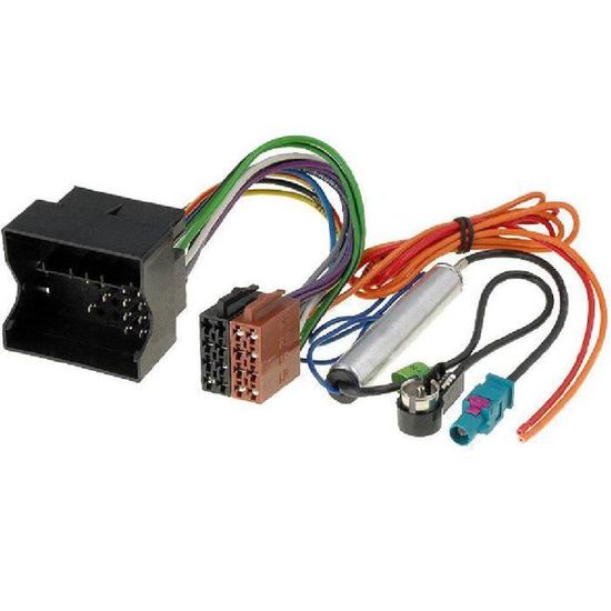 Câble adaptateur - Faisceau Autoradio connecteur ISO pour Peugeot - Citroën