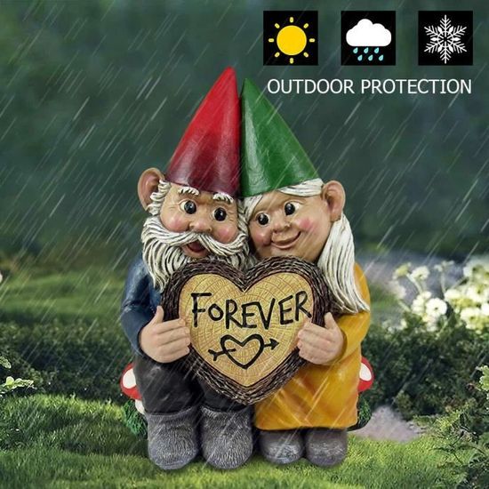 60pcs Figurines Miniatures Nains Gosknor - Résine Décoration Fées Jardin Extérieur Patio