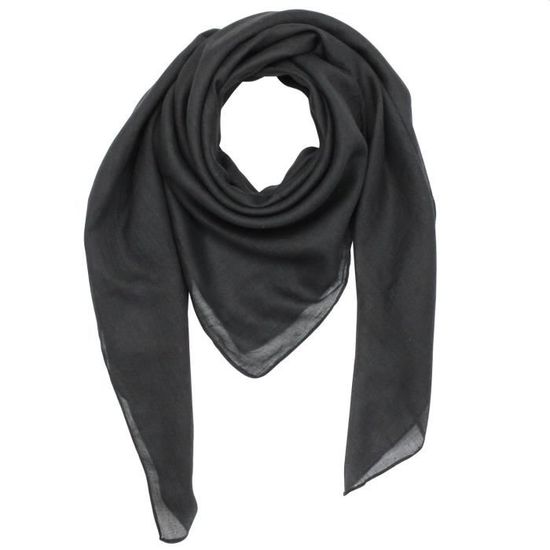 Écharpe Carrée En Coton SKA Noir Et Blanc 100x100 Cm - Foulard Multifonction Neuf Freak Scene