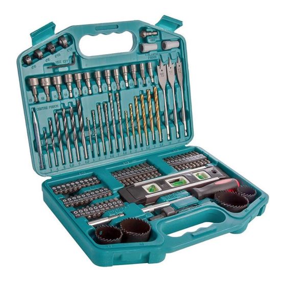 Kit pour perceusevisseuse 101 pièces MAKITA 98C263 Cdiscount Bricolage