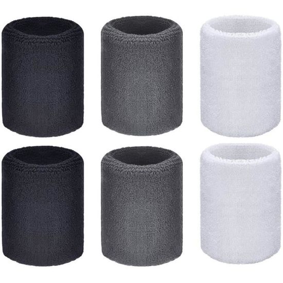 Bracelets De Sport élastiques - Soutien Poignet Et Absorption Transpiration