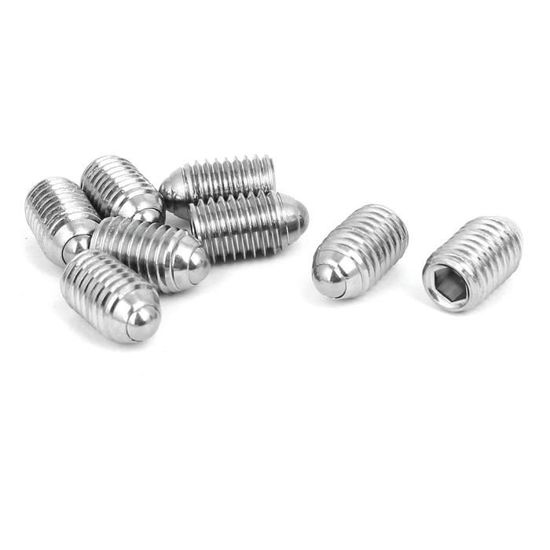 Vis à Billes Hex M3 X 12mm - Lot De 5 - Acier - Pour Assemblage Mécanique