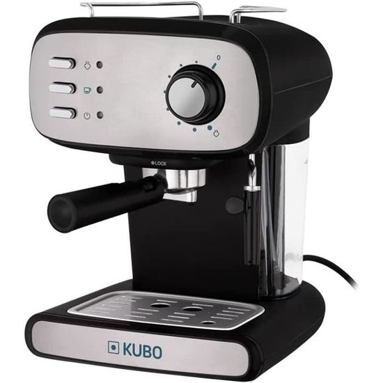 Kubo Machine à café Espresso, Pression 15 bar, Réservoir d'eau 1,2 L