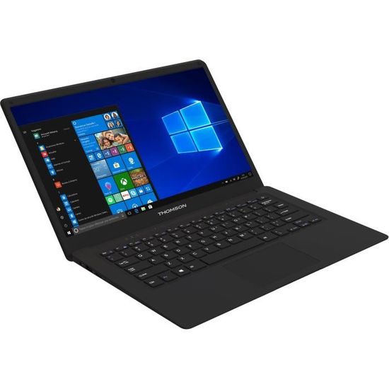 THOMSON PC Portable - NEO14A-4BK64 - 14,1" HD - INTEL Atom X5-E8000 - RAM 4Go - Stockage 64Go eMMC - Windows 10 - Noir