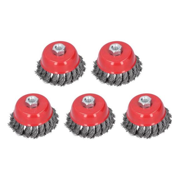 Brosse De Nettoyage Métallique Ébavurage De Fil D'Acier D'Acier Abrasif