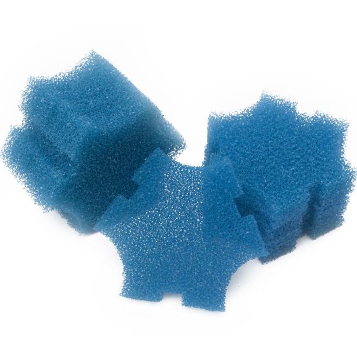 LTWHOME Remplacement Bleu Grossier Mousseux Filtration Convient pour Oase SwimSkim 25 Flottant Etang Ecumoire (Paquet de 12)