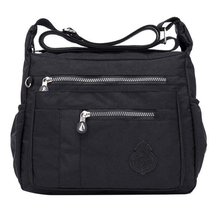 Sac à Dos Femme Travistar 2 En 1 - Nylon étanche, Anti-vol, Convertible En Sac D'épaule - Idéal Pour Travail, école, Randonnée - 29x13x28cm - 5