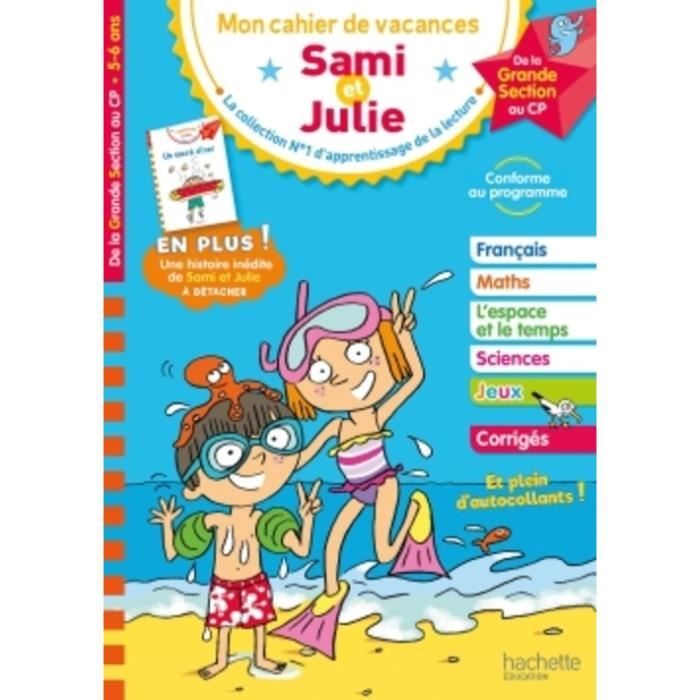 Spécial débutants Cahier d'écriture Sami et Julie Dès 5 ans