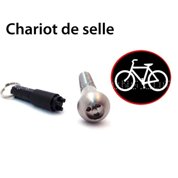 Antivol vélo pour chariot de selle de vélo