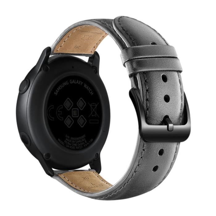 MONTRE OUTDOOR Bracelet de montre de remplacement en cuir pour Samsung Galaxy Watch active 20mm bg1429 SDF1429