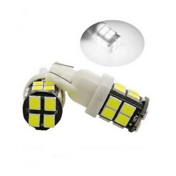 Ampoules W5W 20 SMD Eclairage 6000K Blanc plaque d'immatriculation