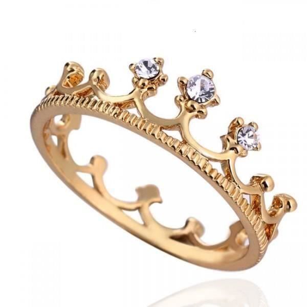 Bague Anneau Couronne