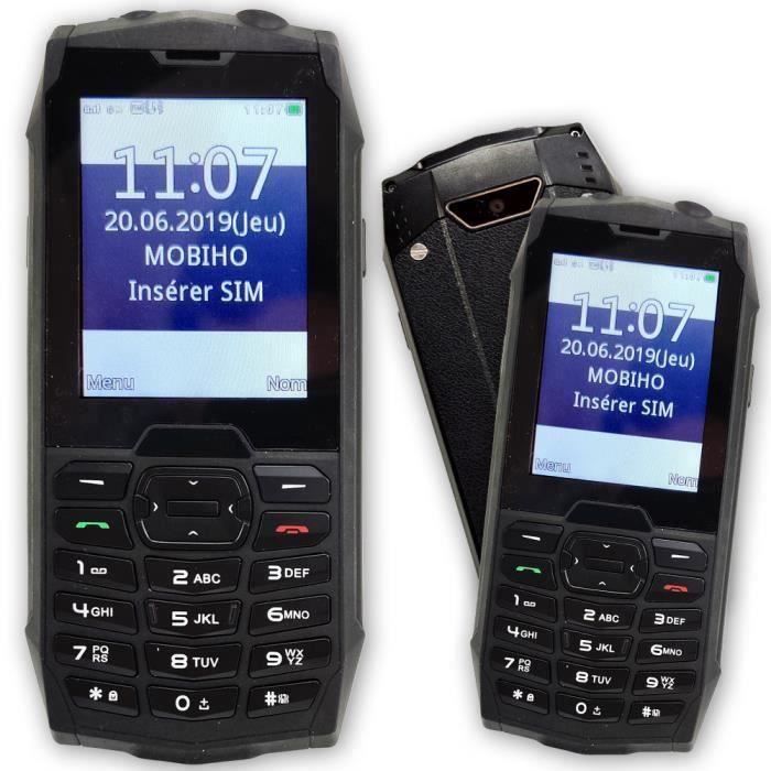Le BAROUDEUR TOP 4+,téléphone portable robuste et 3G, un appareil complet pour senior \