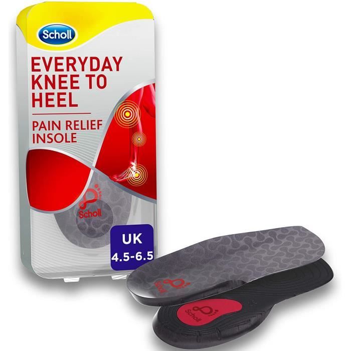 Orthopédique Semelle intérieure genou à talon Taille S48
