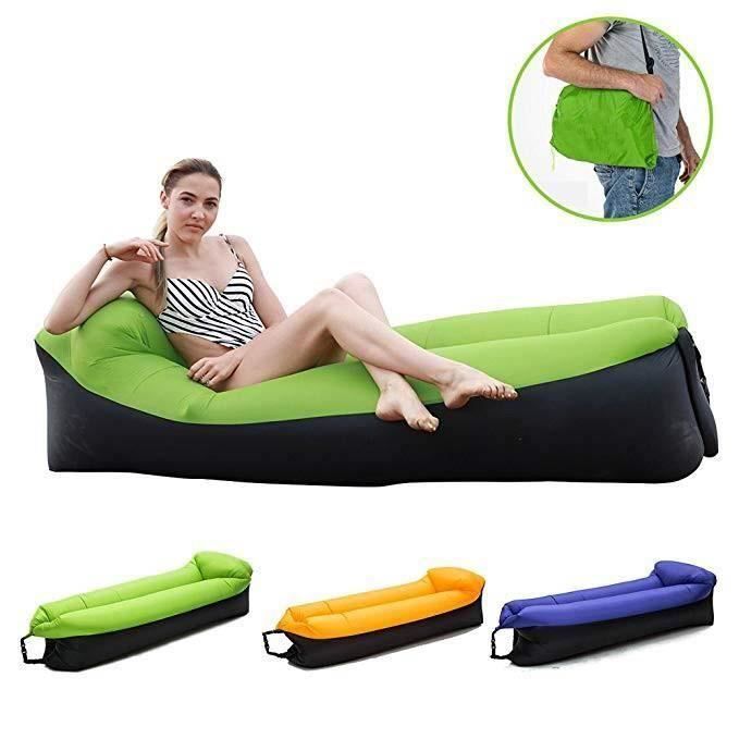 plage jardin étanche durable parc Chaise longue gonflable Canapé avec sac de transport Hamac Air Canapé lit gonflable PISCINE flotteur pour intérieur/extérieur randonnée Camping plage jardin étanche durable parc Chaise longue gonflable Canapé avec sac de transport Hamac Air Canapé lit gonflable PISCINE flotteur pour intérieur/extérieur randonnée Camping