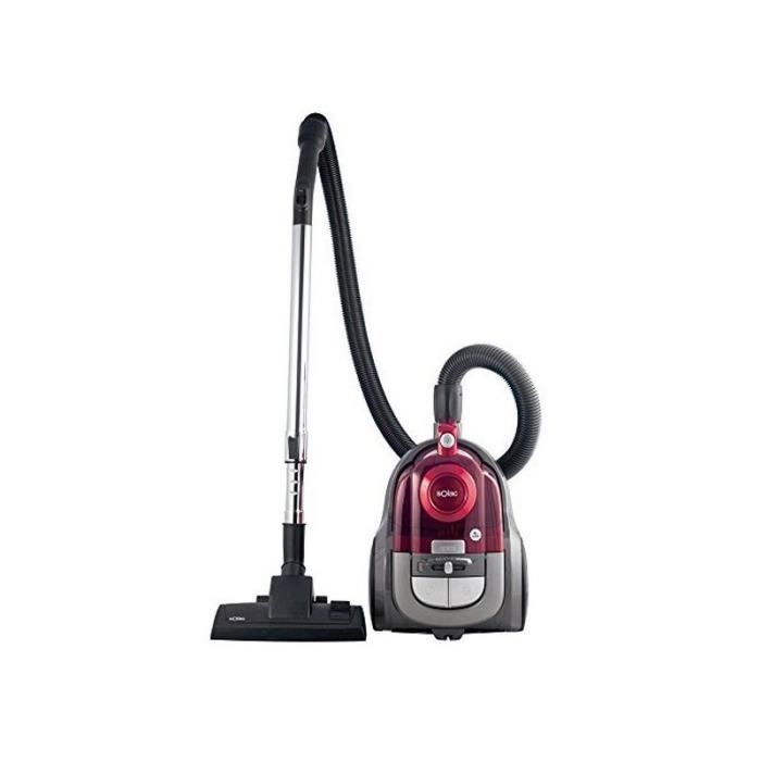 SOLAC S94809800 Aspirateur Apollo Compact sans sac 600 W - Gris et Rouge
