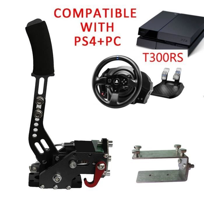 Pièces Auto,Compatible PS4 PC USB frein à main avec pince pour Sim jeux de course G27-G29-G920 T300RS Logitech - Type T300RS Black