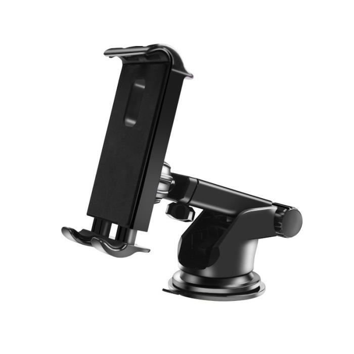 Supports voiture,Support téléphone voiture tablette support ordinateur universel ventouse support IPad support plaque - Type Black
