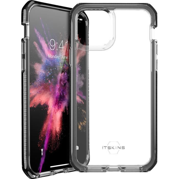Coque semi-rigide Itskins Spectrum noire fumé pour iPhone 11 Pro Max
