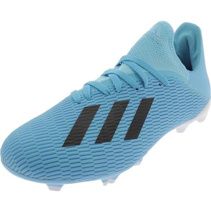 ADIDAS X 19.3 FG J CHAUSSURES DE FOOTBALL PUOR GARCON BLEU CLAIR F35366
