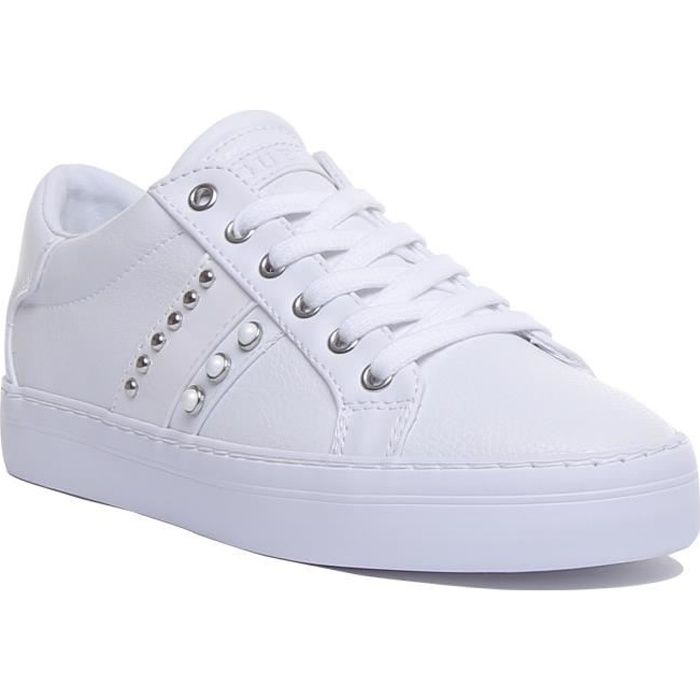 Guess Grasey4 Active Baskets à lacets pour femmes en blanc