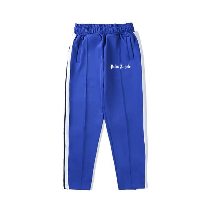 Pantalon de jogging Hommes Femmes Anges Palm Engels Pantalons de sport,Fitness Pantalons Slim Fit de survêtement-bleu royal