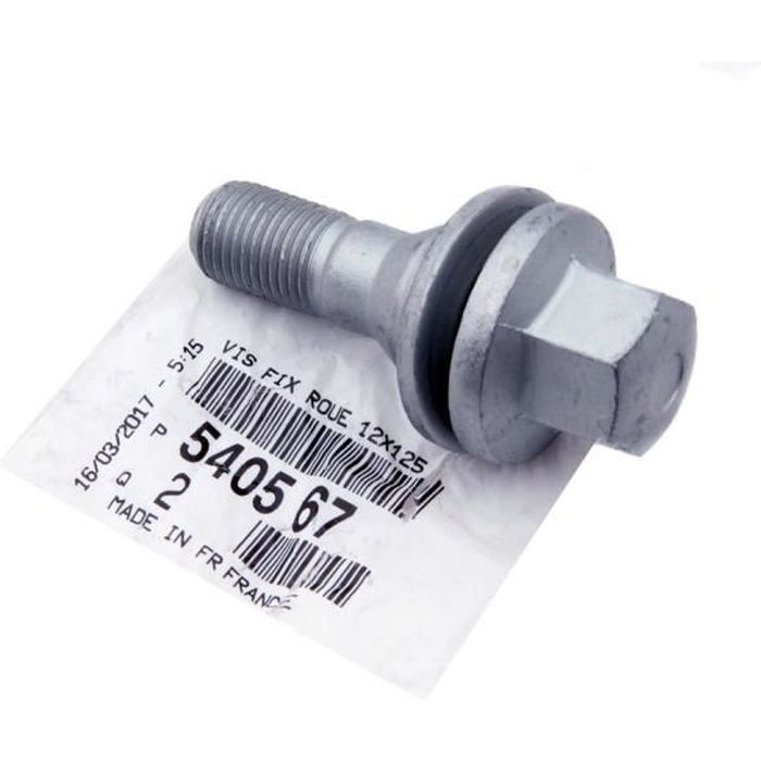 Boulon de Roue pour Jantes en Aluminium Citroen Peugeot 9817024580 540567